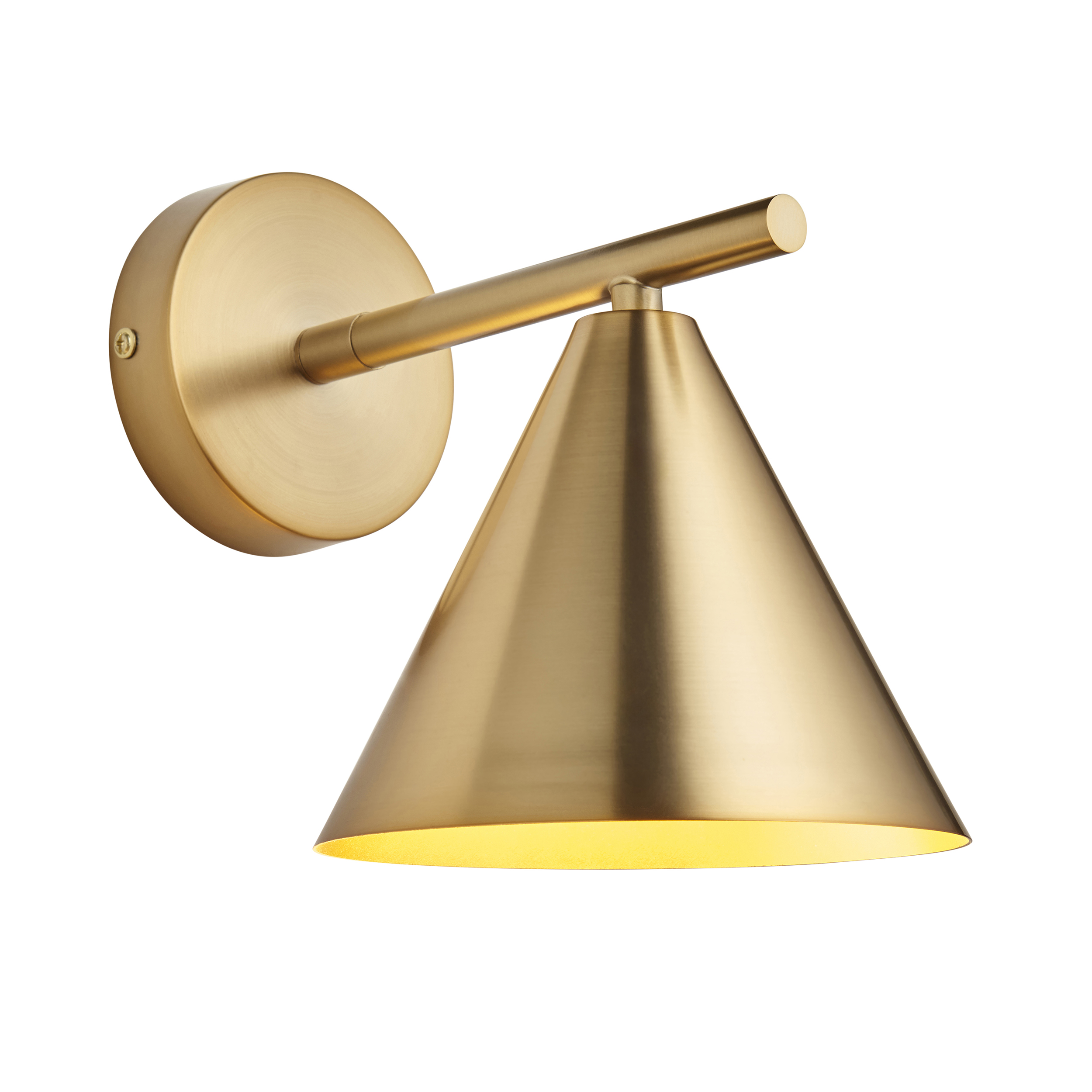 ANTIQUE BRASS WALL CONE