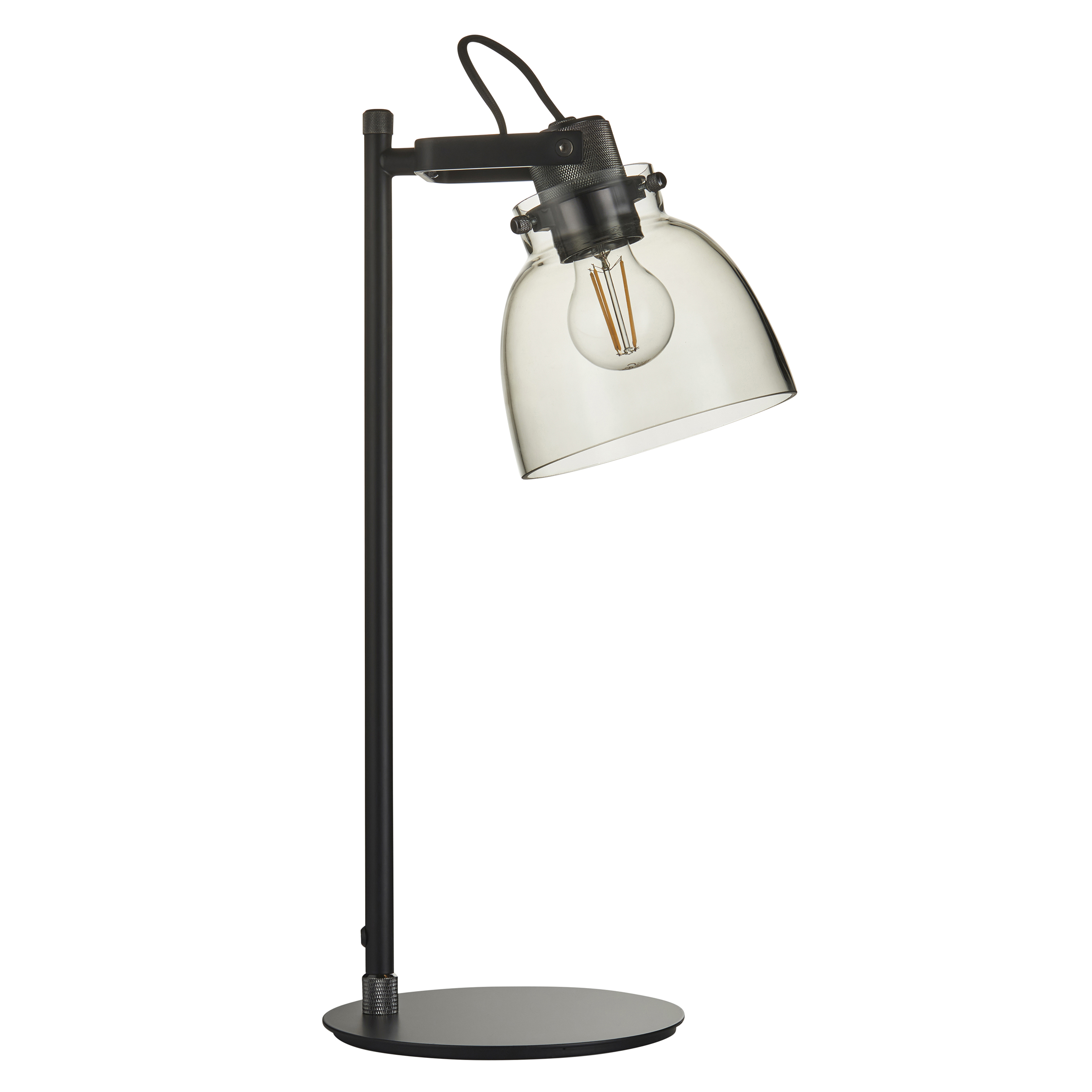 TINTED GLASS TABLE LAMP