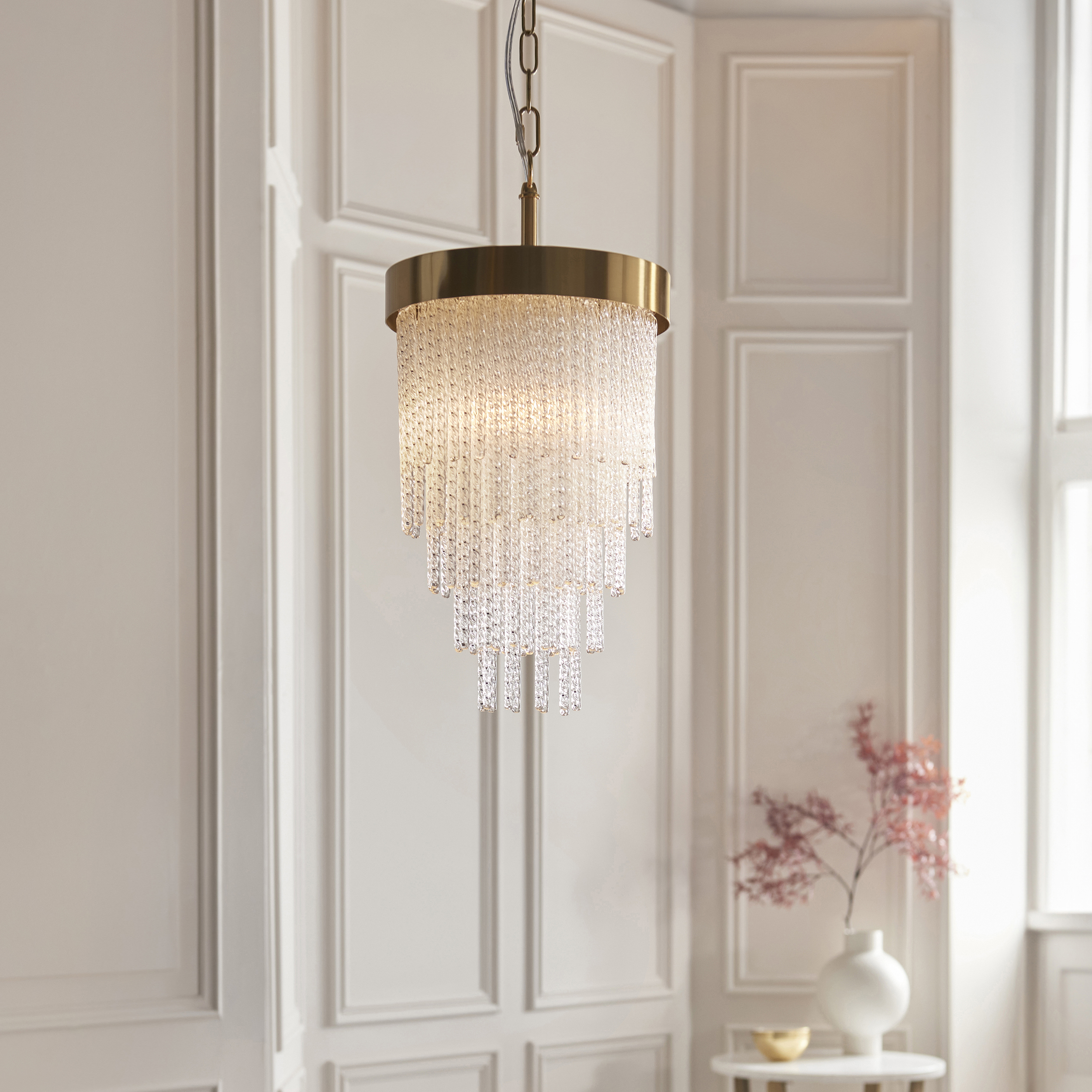 BRUSH BRASS PENDANT