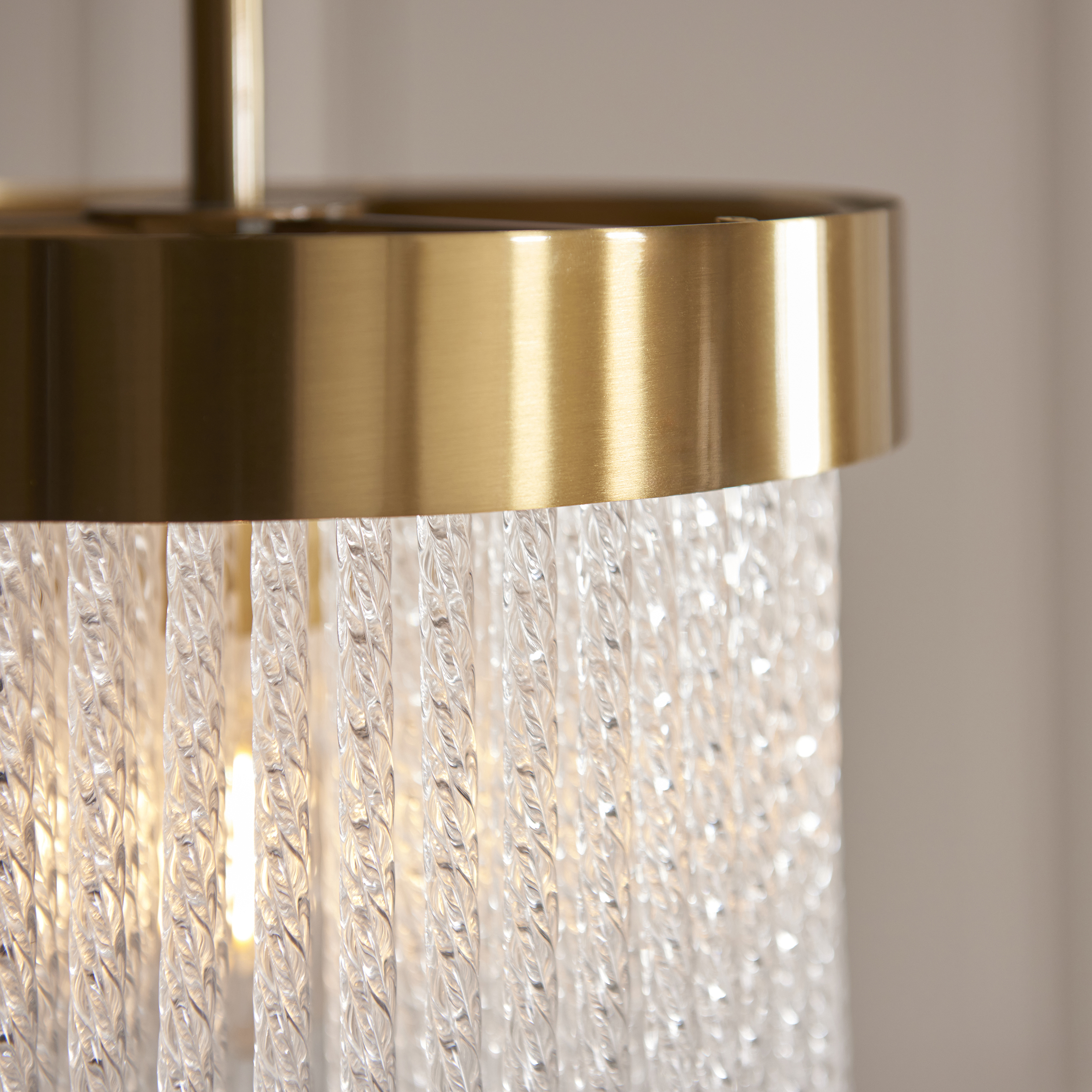 BRUSH BRASS PENDANT