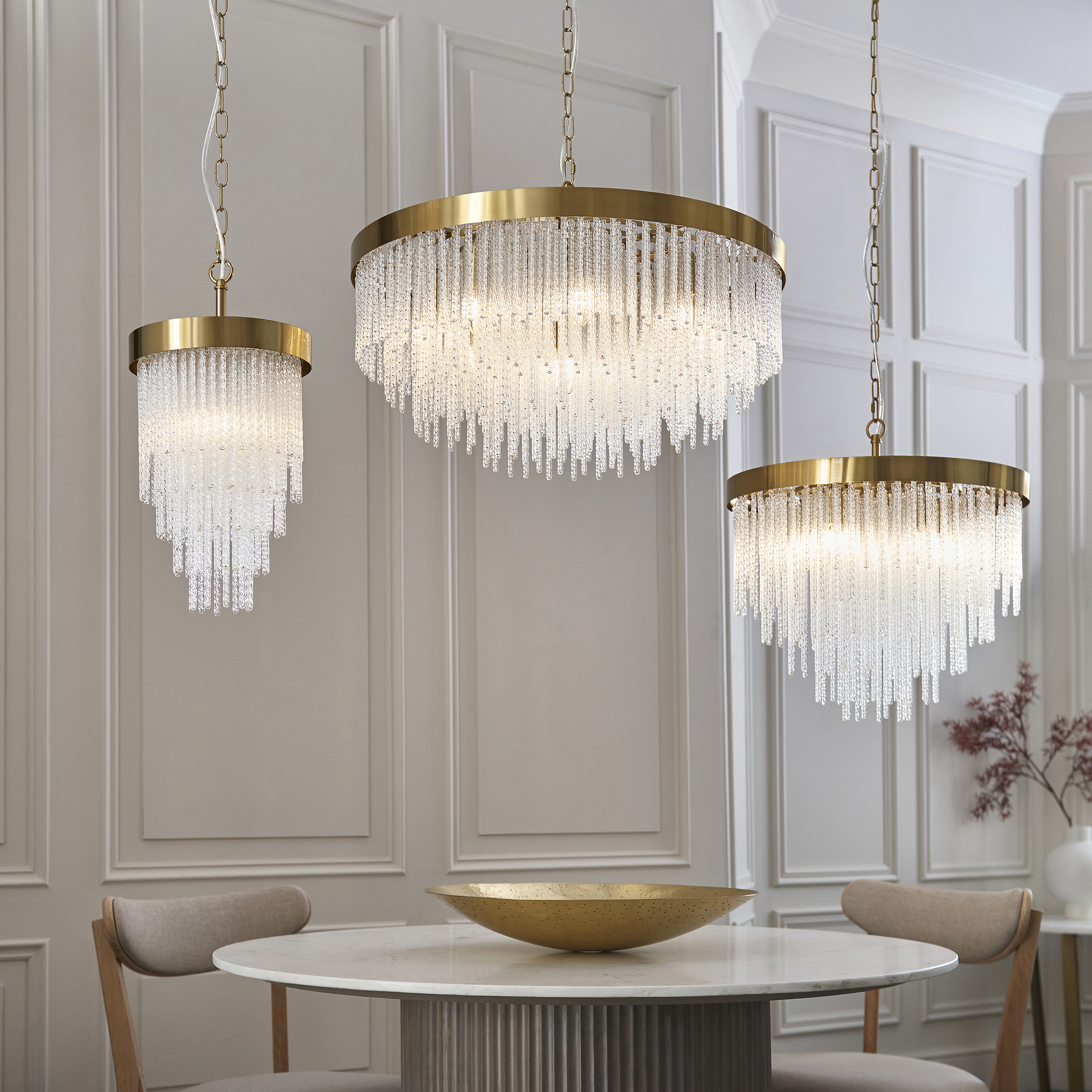 BRUSH BRASS PENDANT
