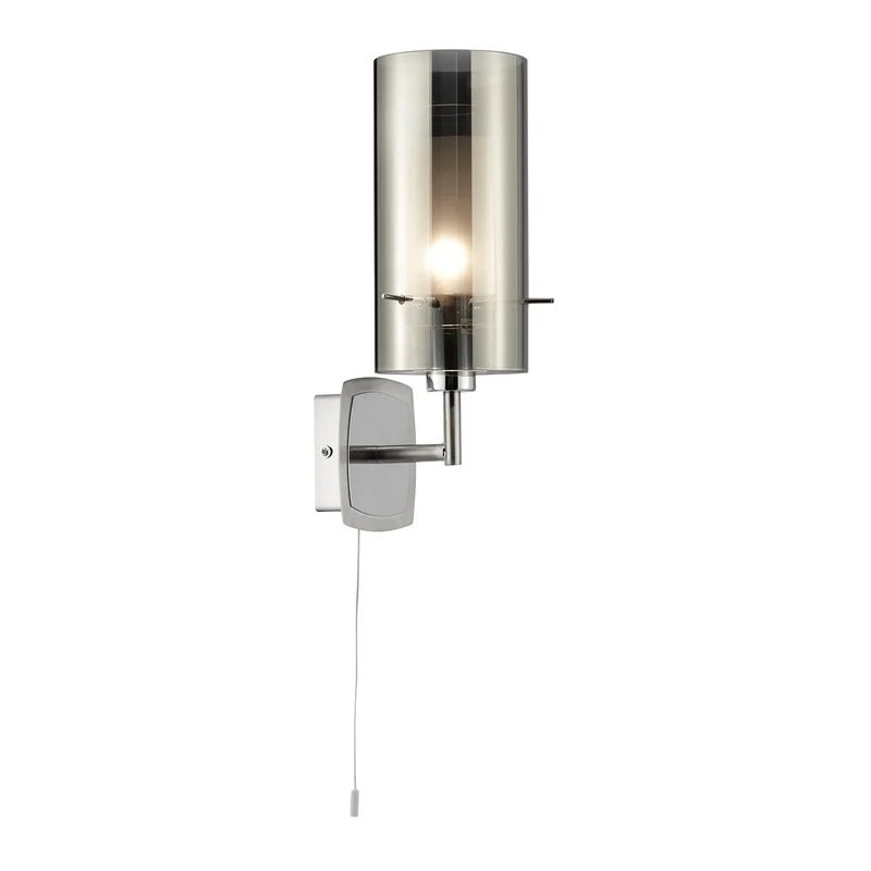 SMOKED GLASS WALL LIGHT