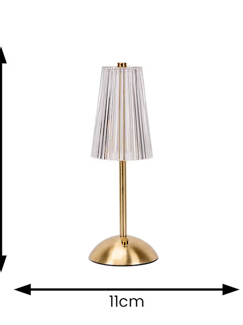 GOLD RECHARGE TABLE LAMP