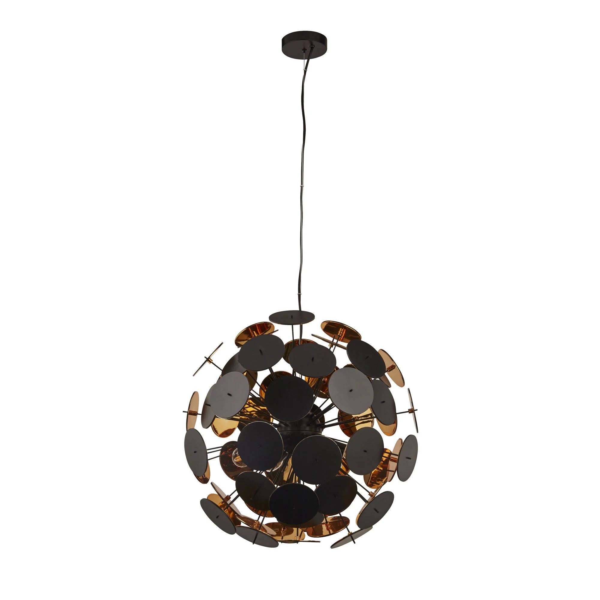 BLACK GOLD DISC LIGHT