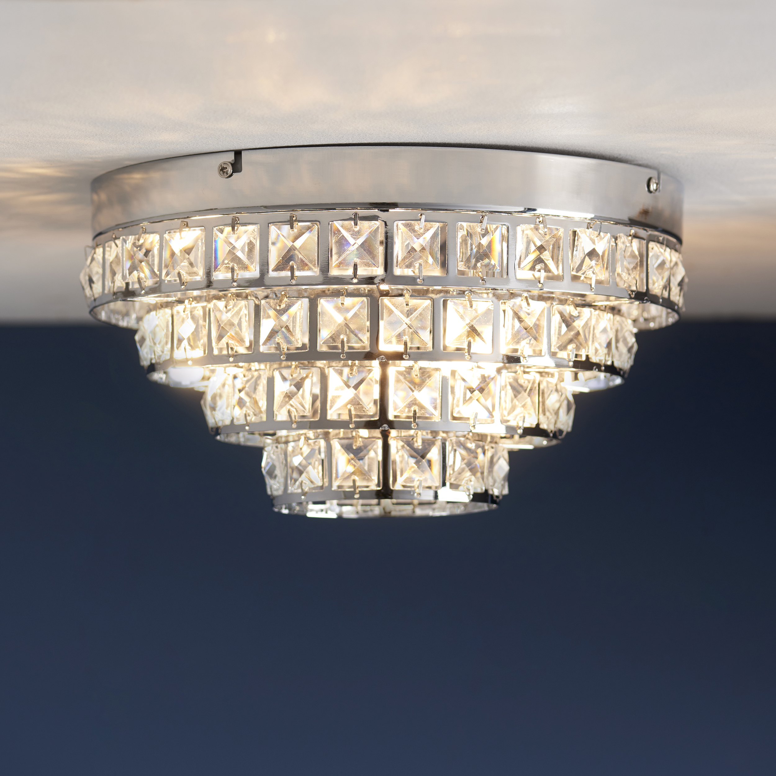 CHROME FLUSH CEILING