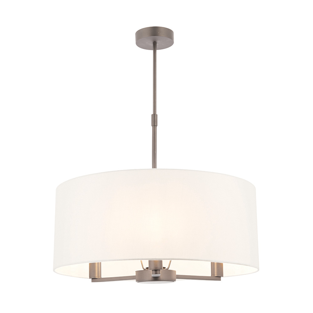 3 LIGHT PENDANT SATIN ST