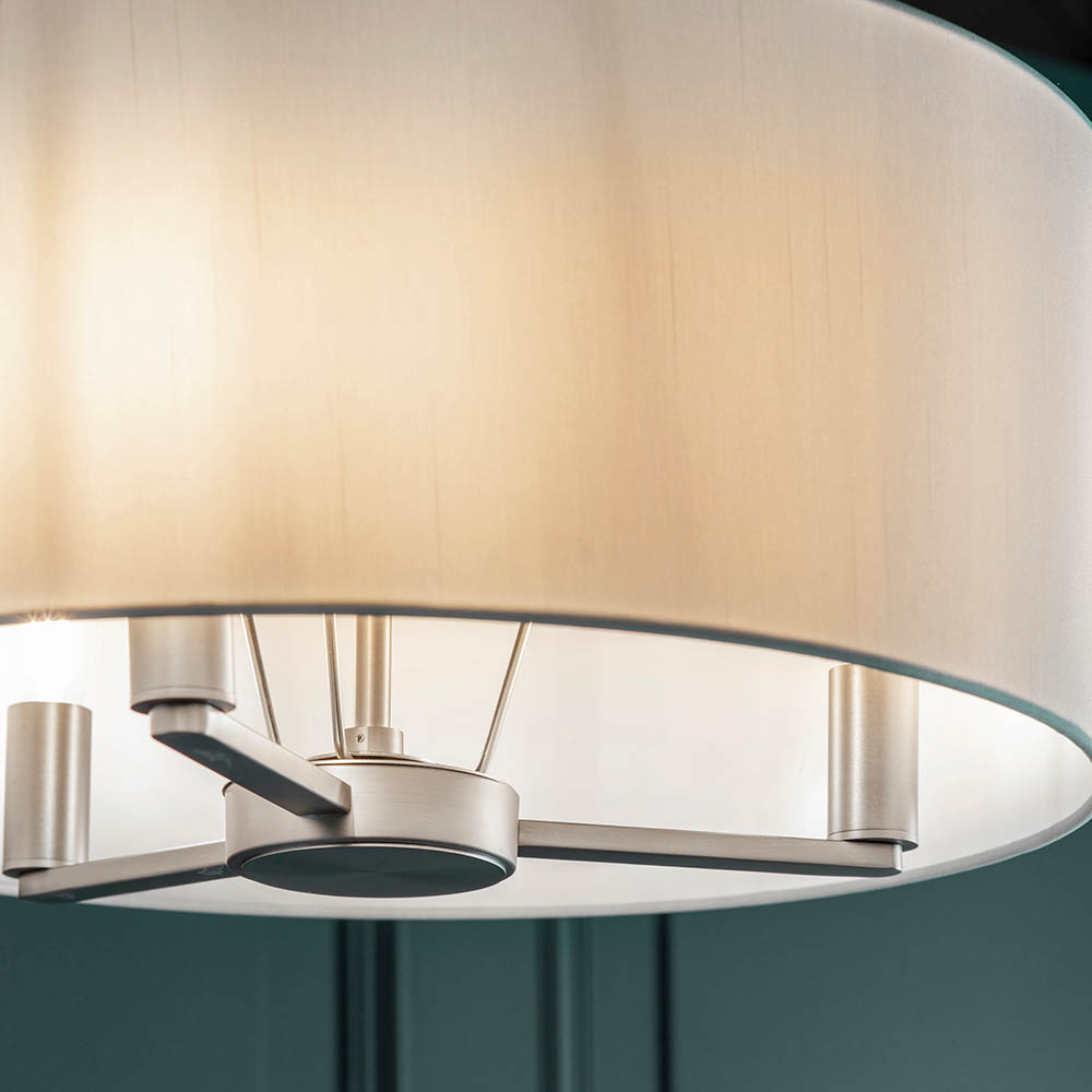 3 LIGHT PENDANT SATIN ST