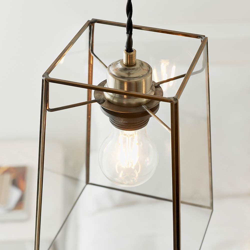 ANTIQUE BRASS PENDANT