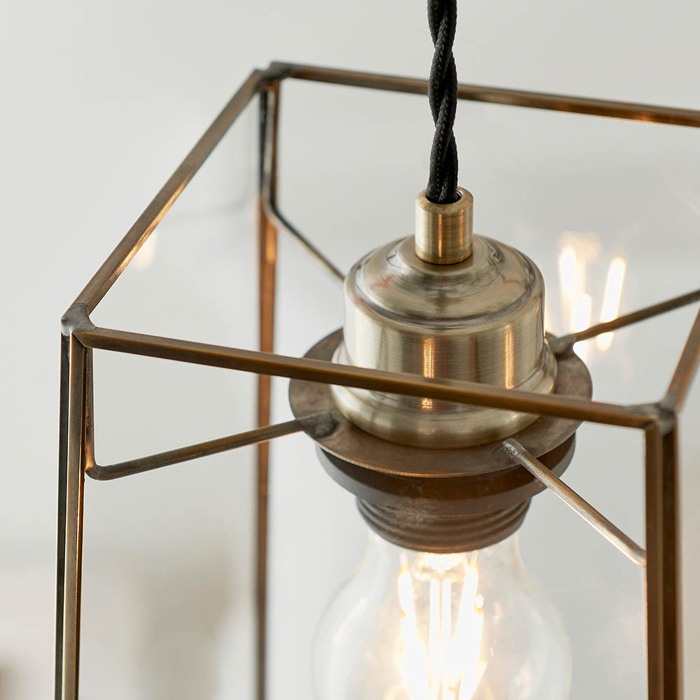 ANTIQUE BRASS PENDANT