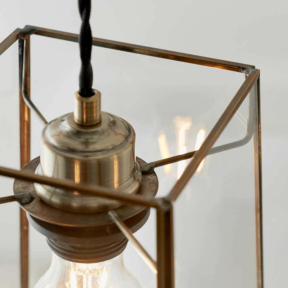 ANTIQUE BRASS PENDANT
