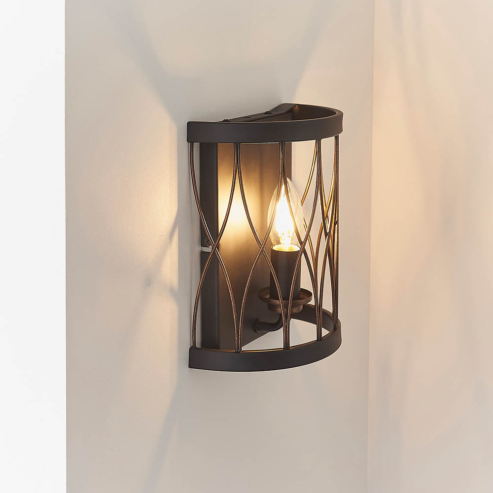 BLACK BRONZE WALL E14