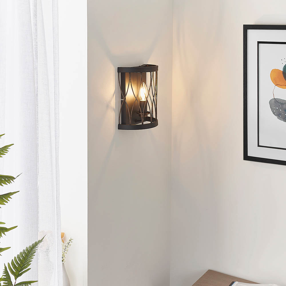BLACK BRONZE WALL E14