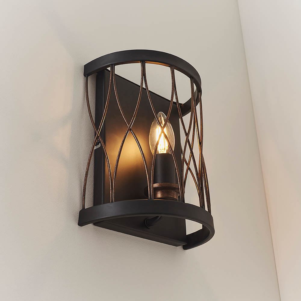 BLACK BRONZE WALL E14