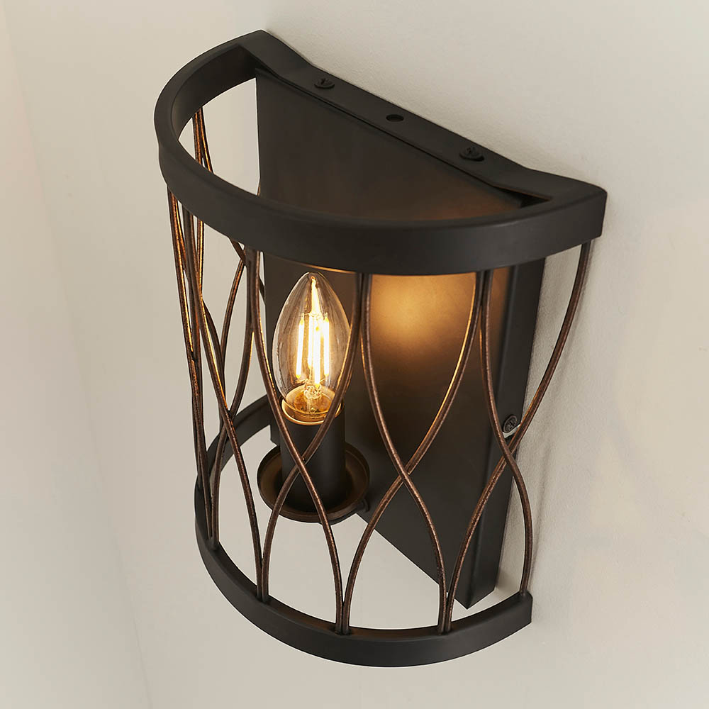 BLACK BRONZE WALL E14