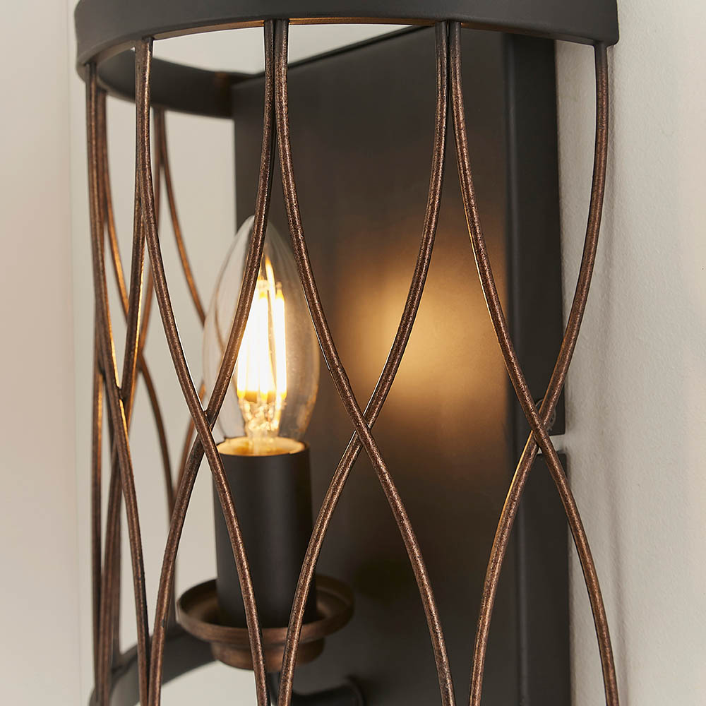 BLACK BRONZE WALL E14