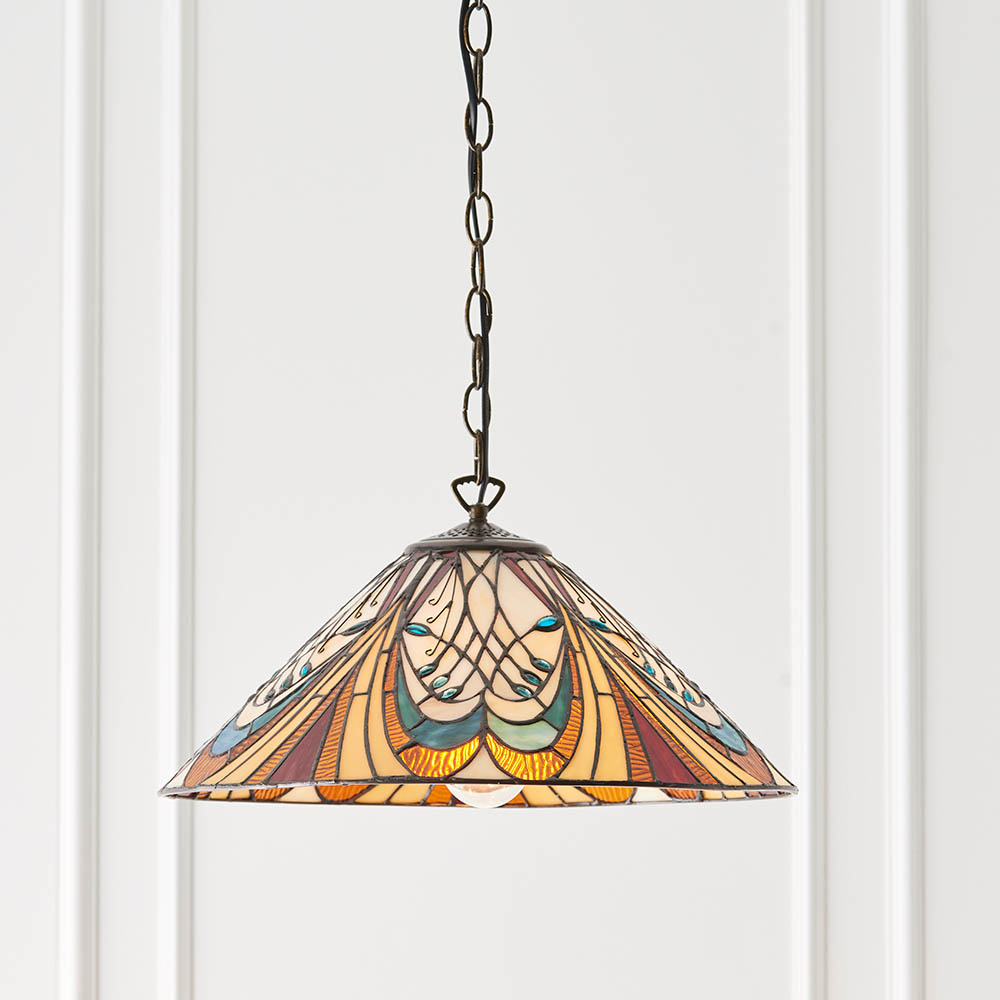 TIFFANY GLASS PENDANT