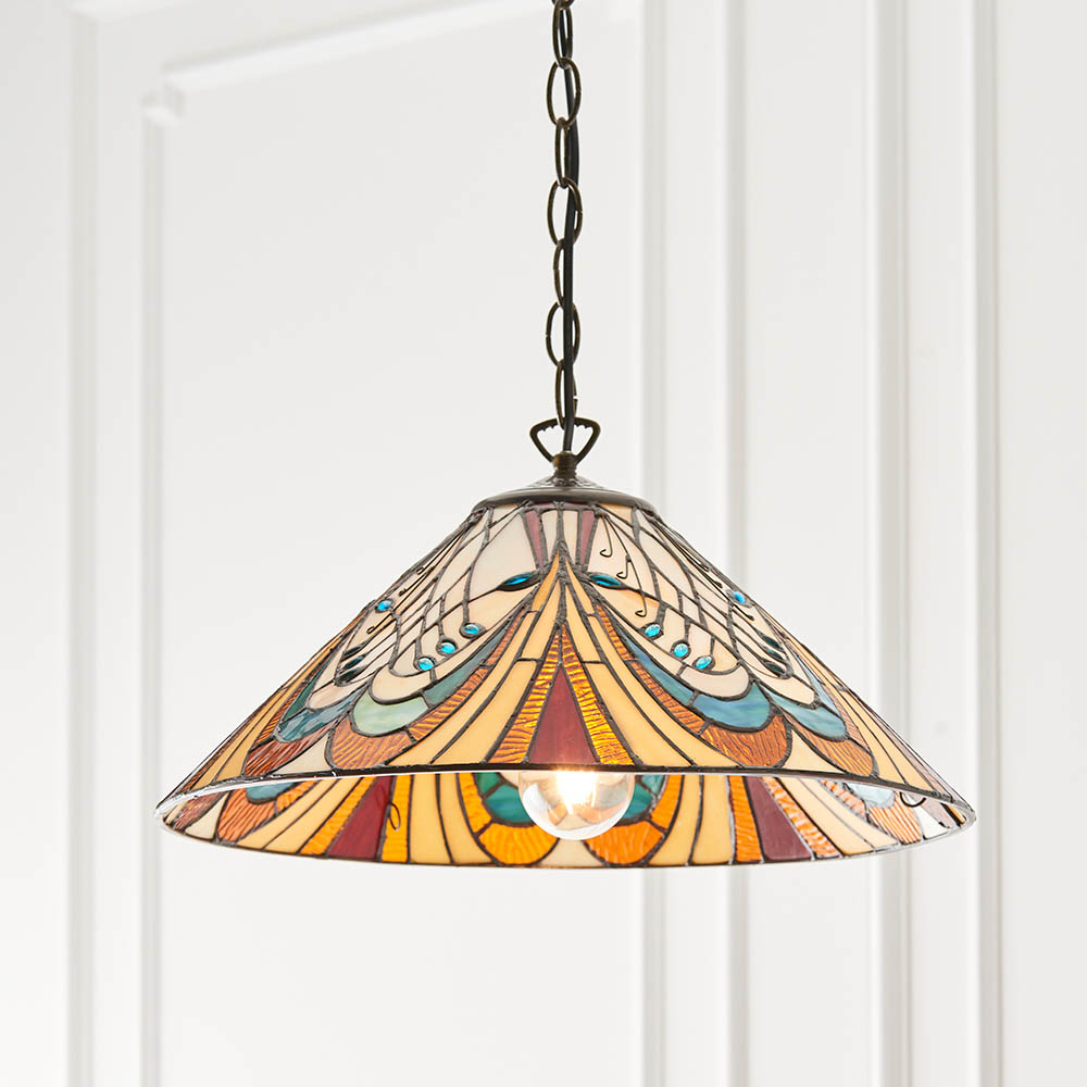 TIFFANY GLASS PENDANT