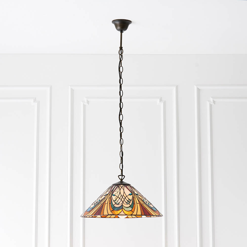 TIFFANY GLASS PENDANT
