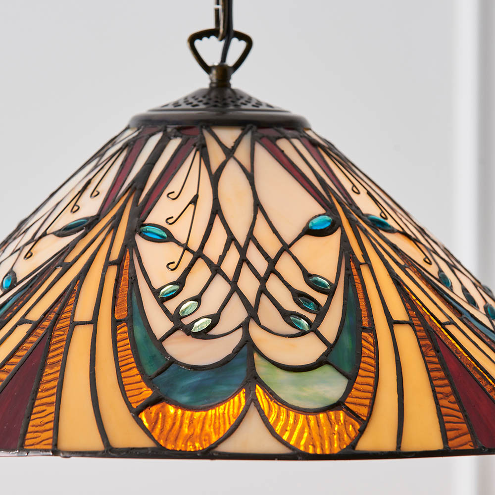TIFFANY GLASS PENDANT