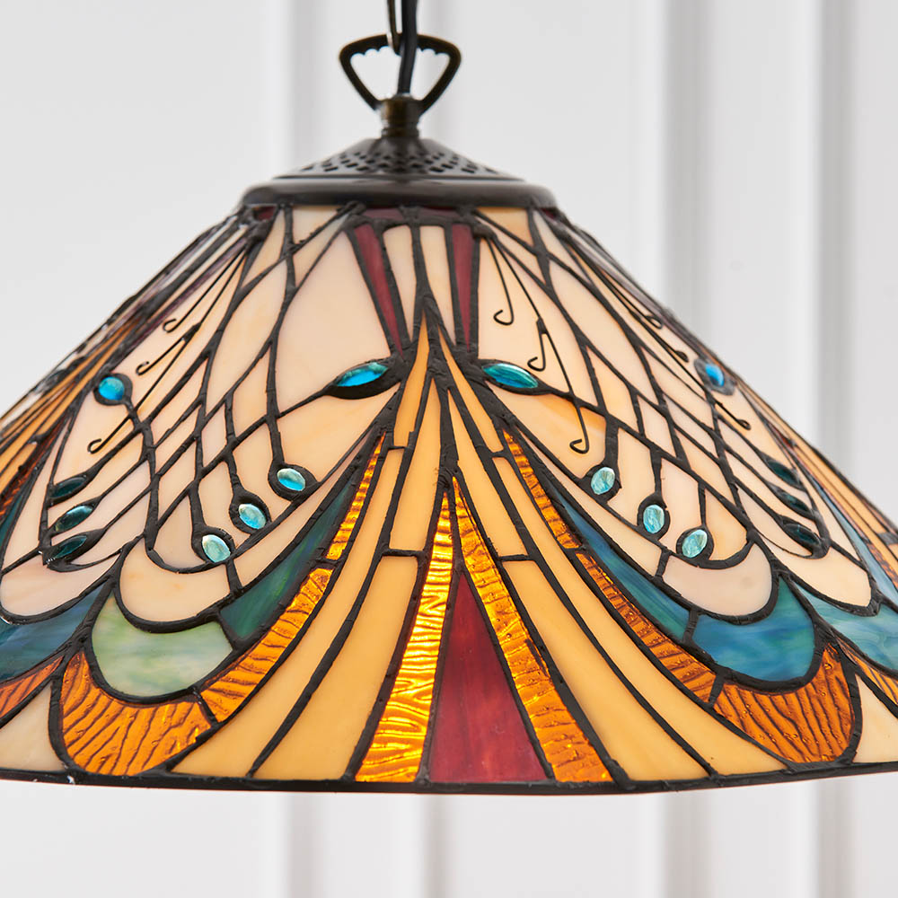 TIFFANY GLASS PENDANT