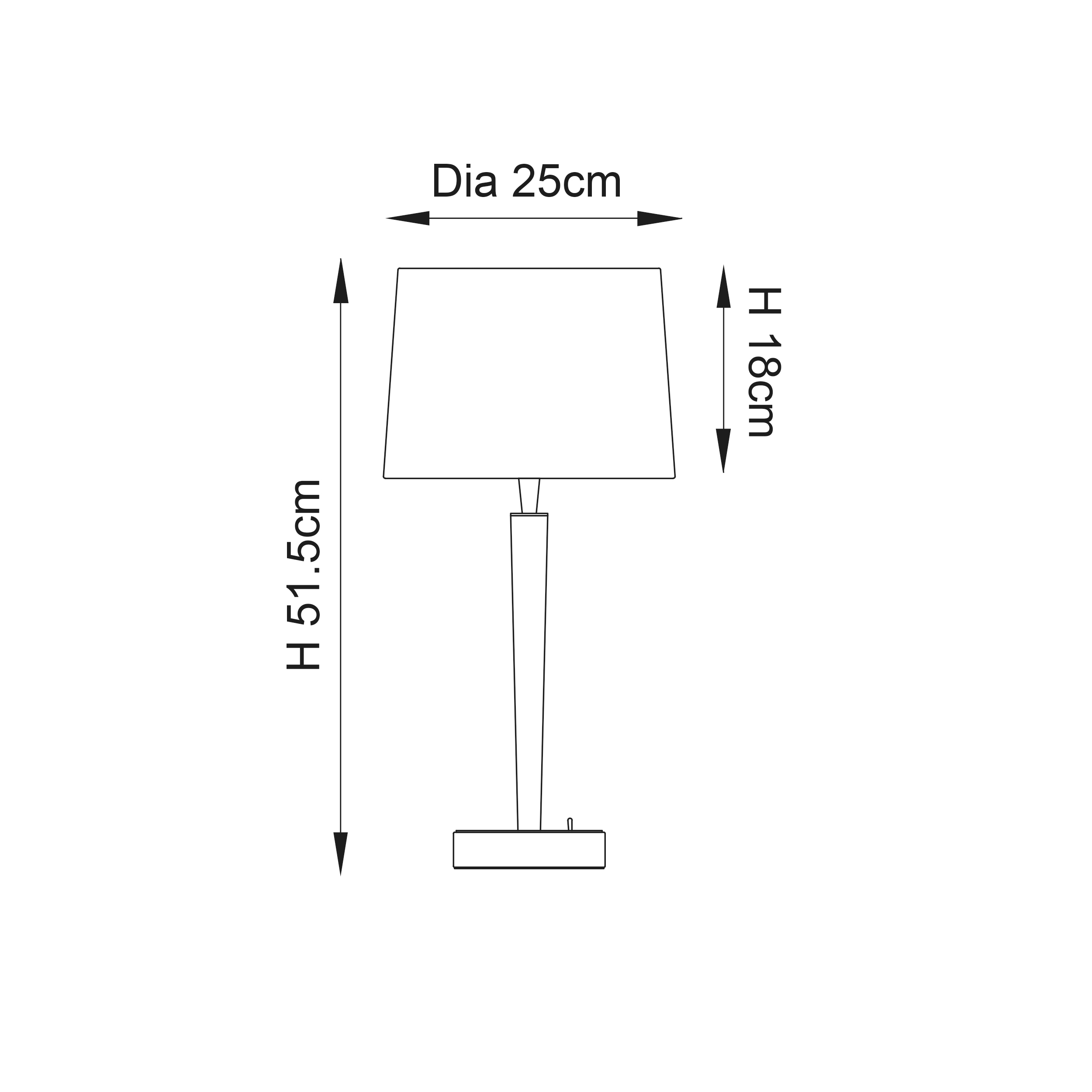 USB TABLE LIGHT 40W
