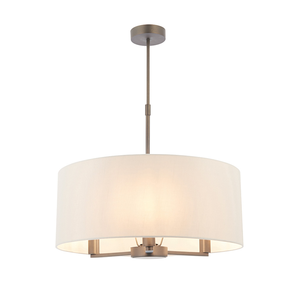 3 LIGHT PENDANT ANTIQ BR