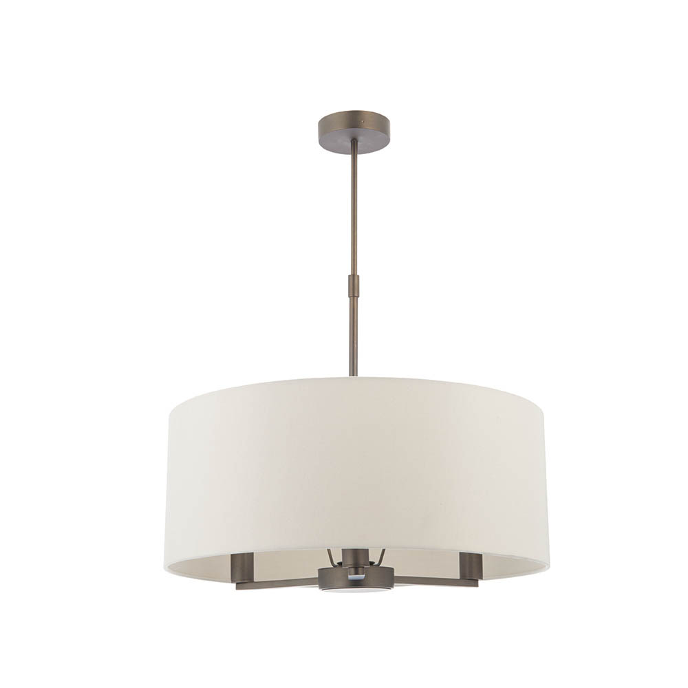 3 LIGHT PENDANT ANTIQ BR
