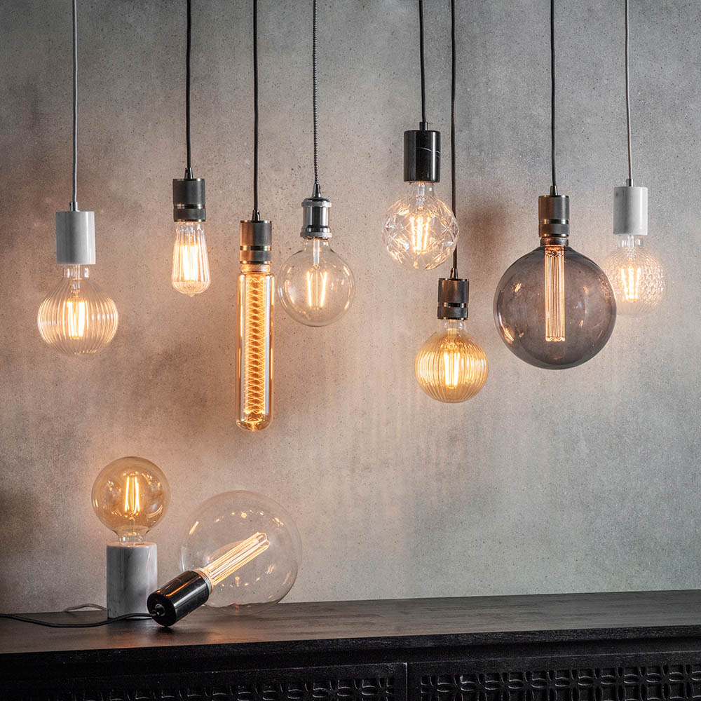 1.5M BLK FABRIC PENDANT