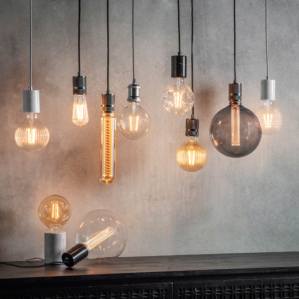 1.5M BLK FABRIC PENDANT