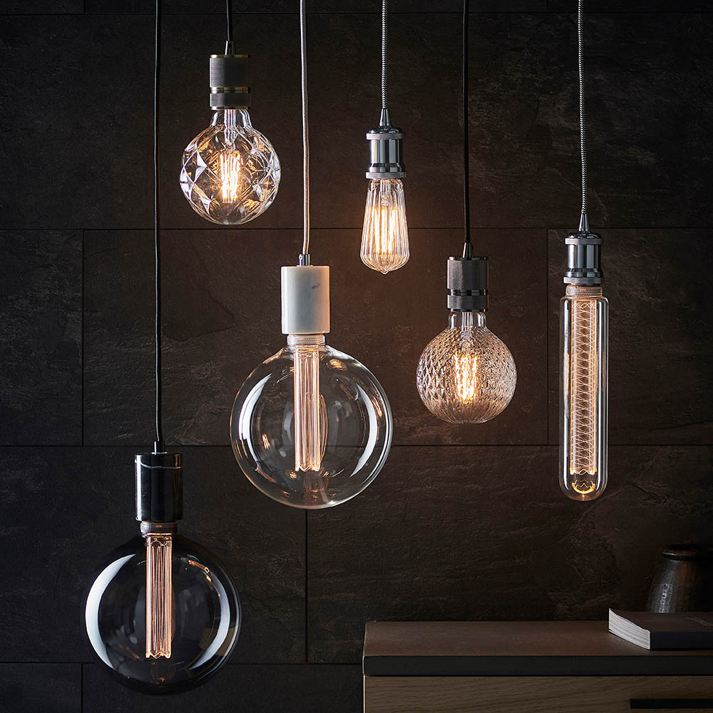 1.5M BLK FABRIC PENDANT