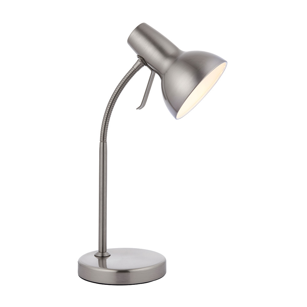 SATIN NICKEL USB DESK