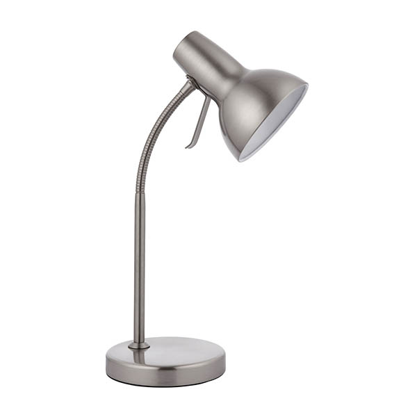 SATIN NICKEL USB DESK