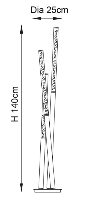 3LT FLOOR LAMP