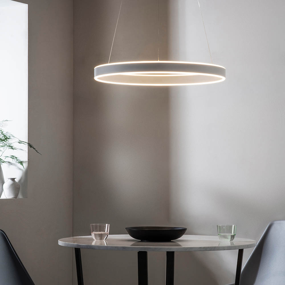LOOP PENDANT NICKEL