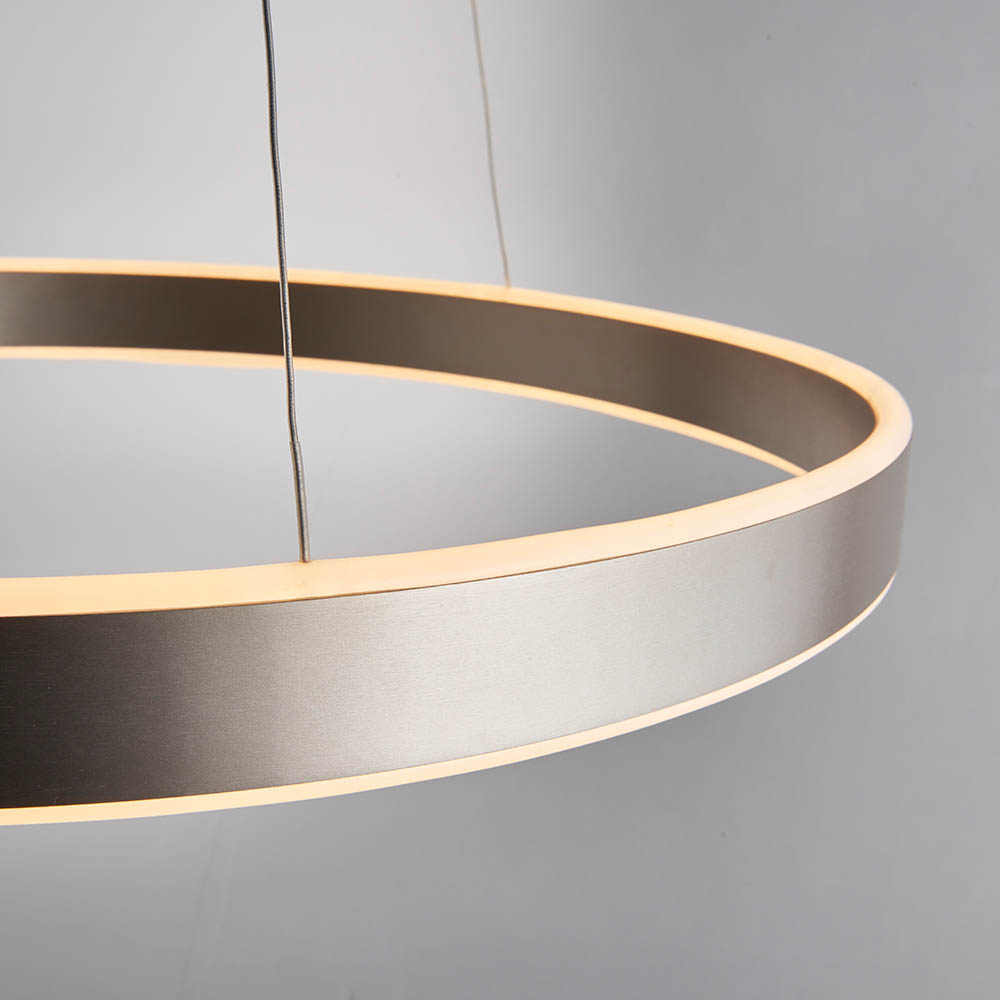 LOOP PENDANT NICKEL