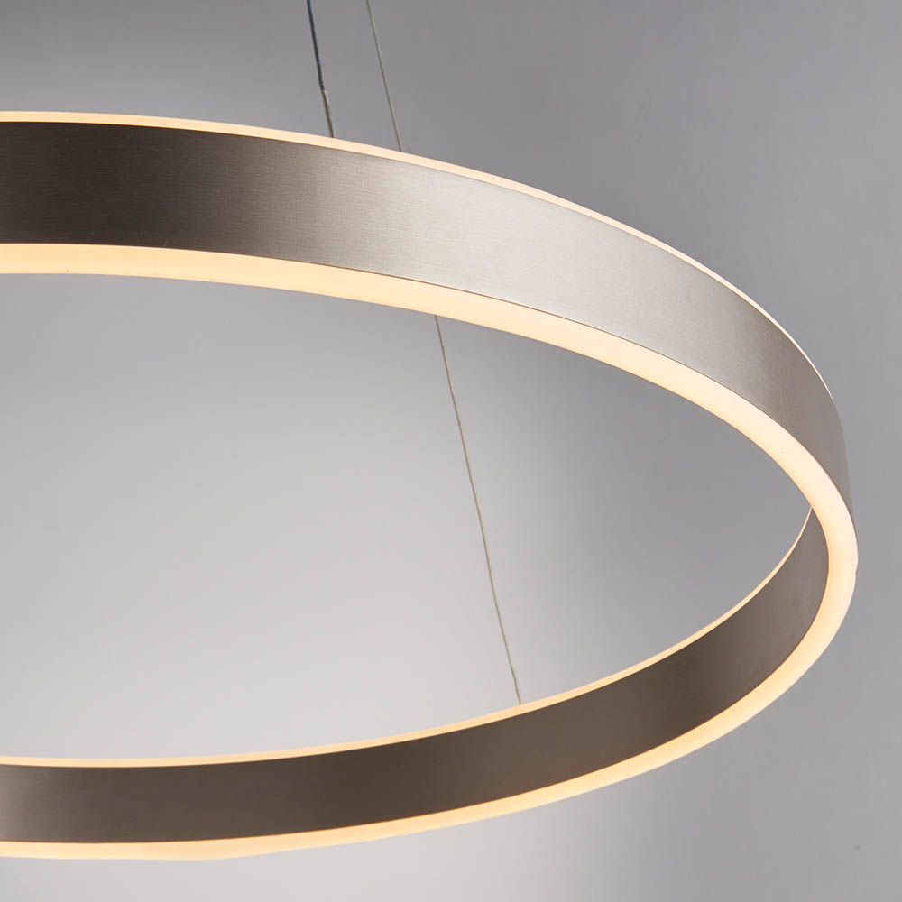 LOOP PENDANT NICKEL