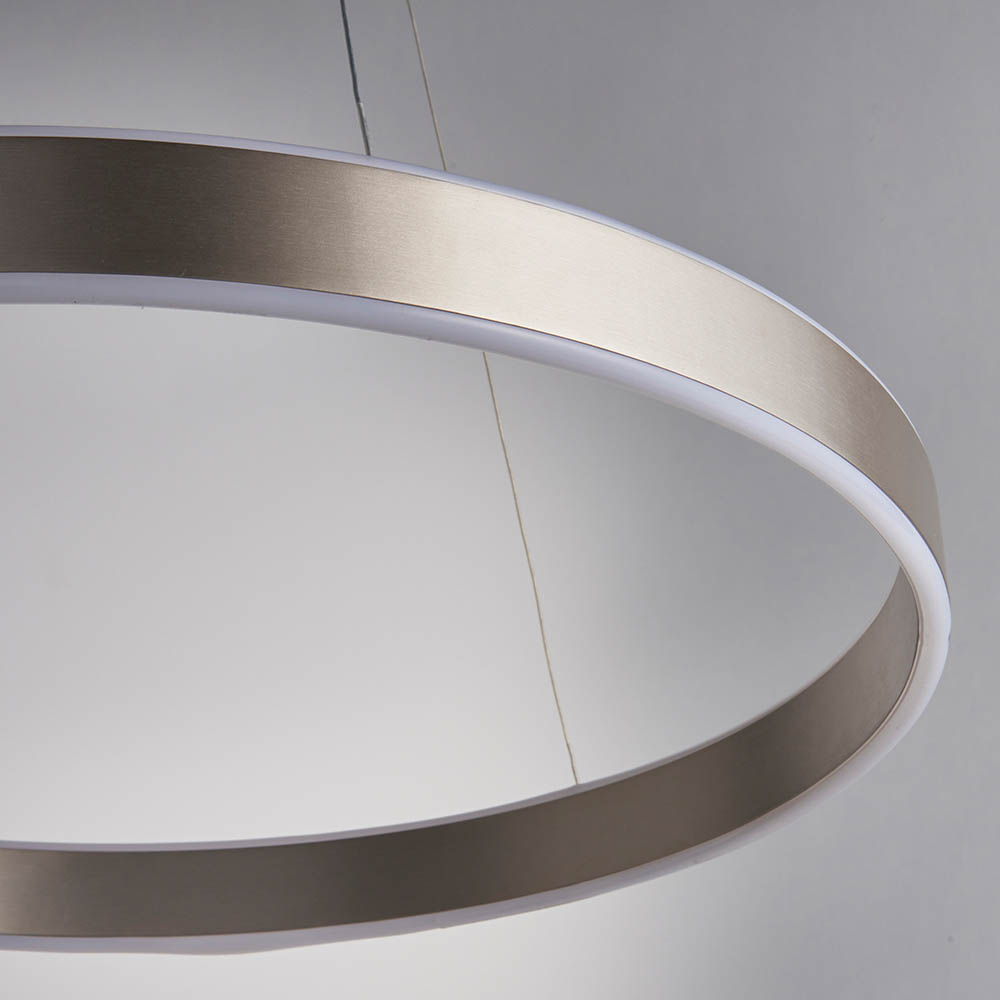 LOOP PENDANT NICKEL