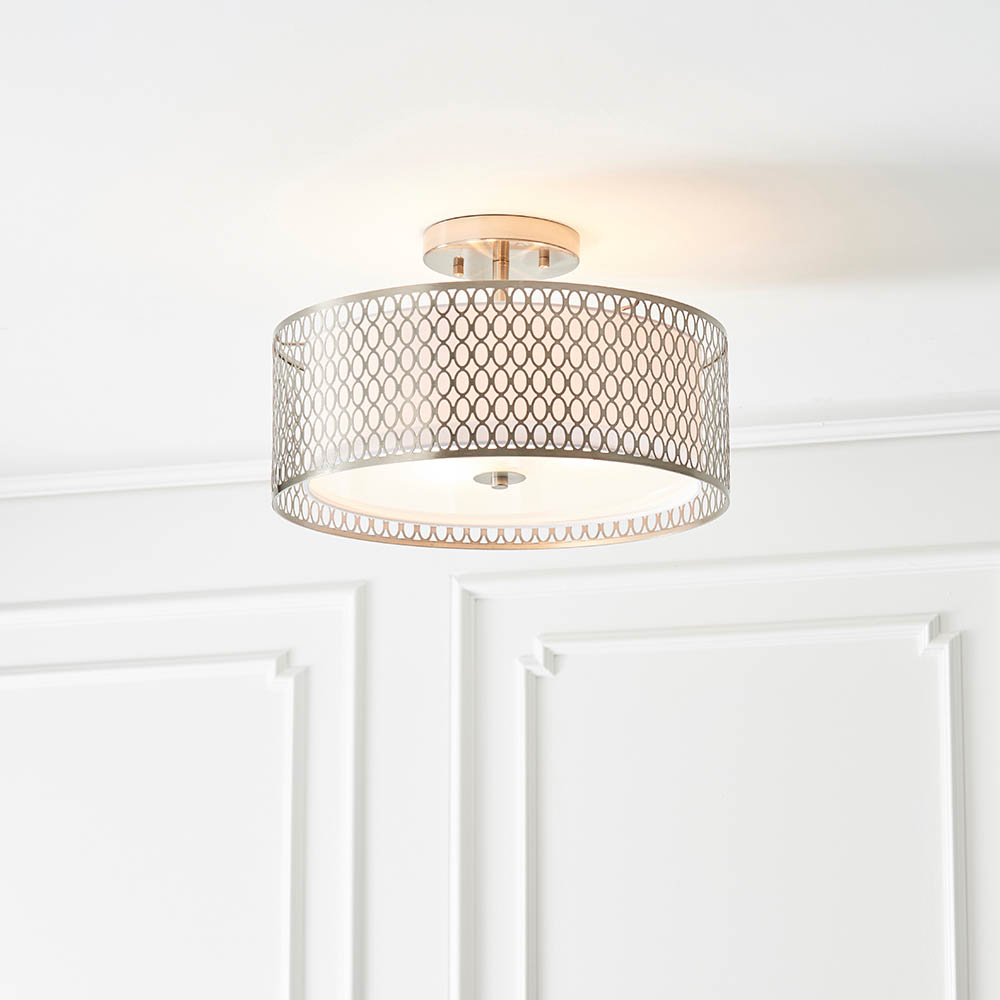 3 LIGHT SEMI-FLUSH S/N