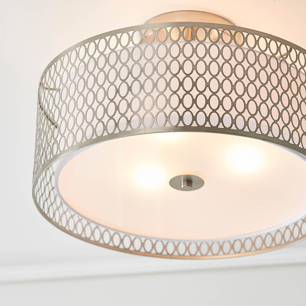 3 LIGHT SEMI-FLUSH S/N