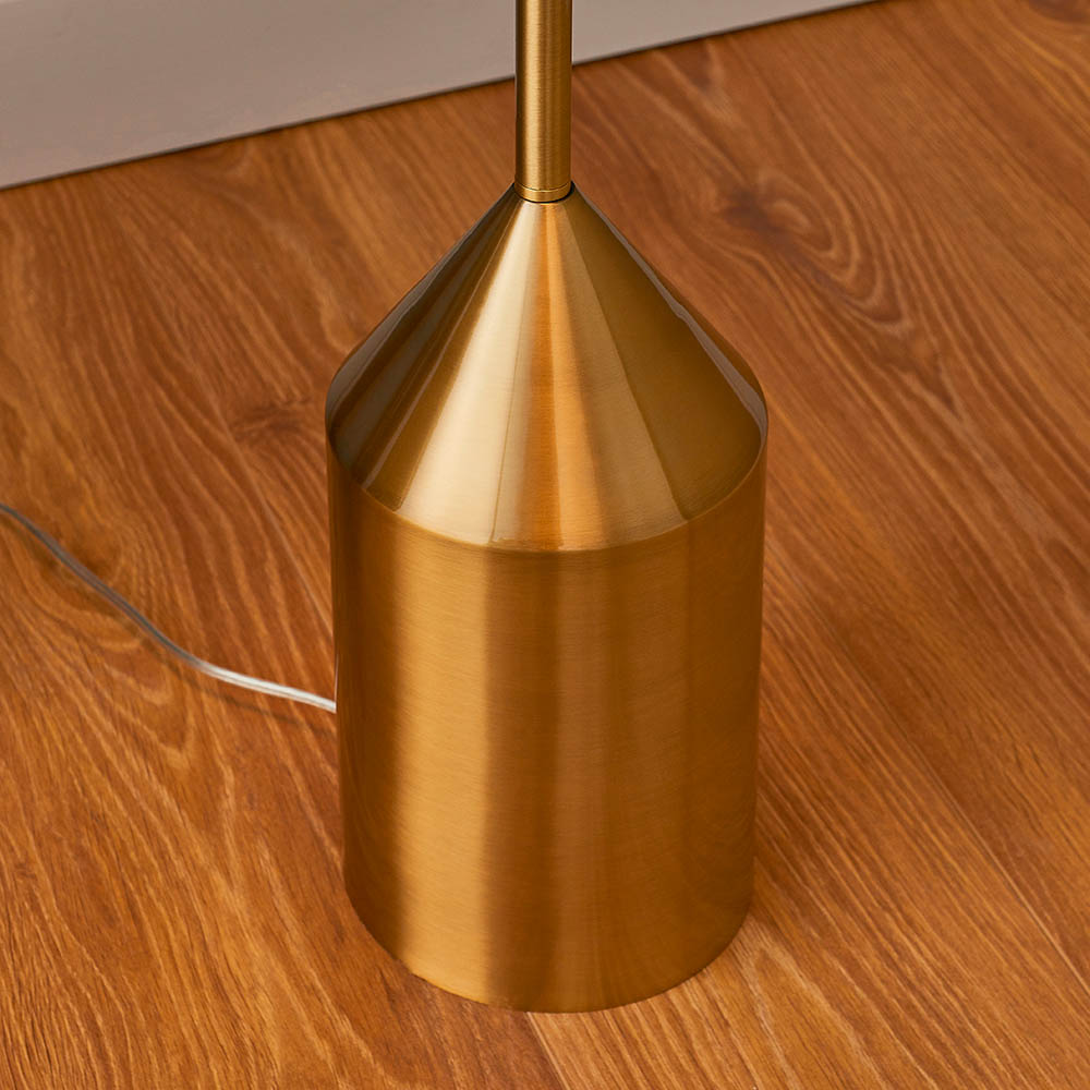 ANTIQUE BRASS FLOOR LAMP