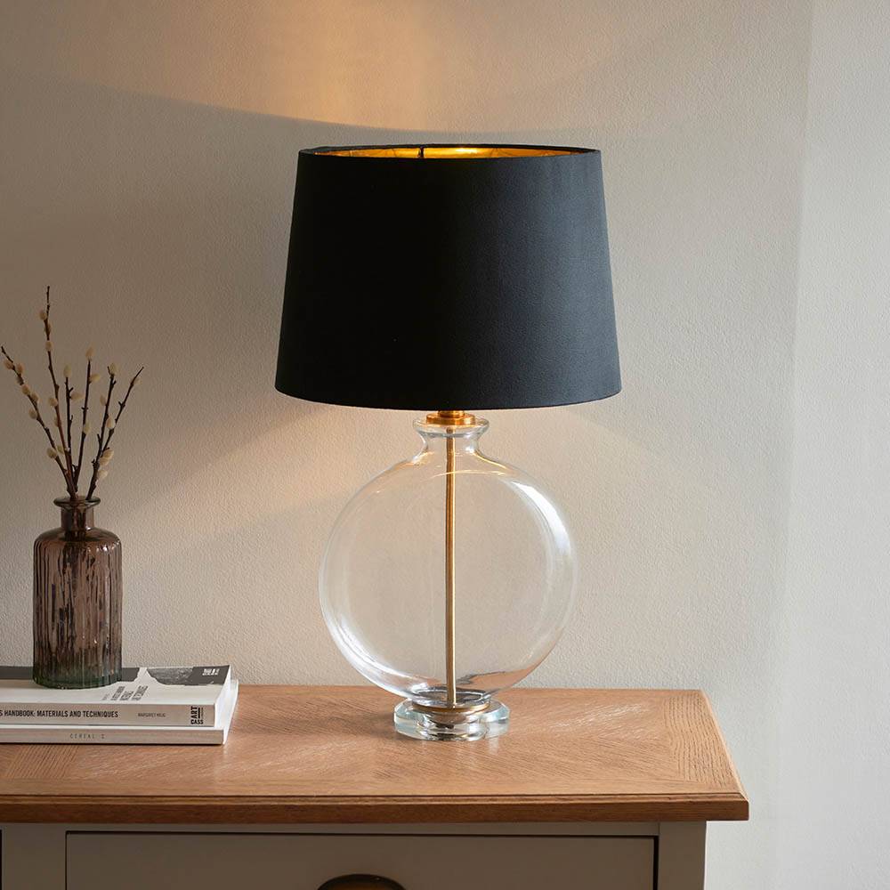 ANT BRASS & BLACK LAMP