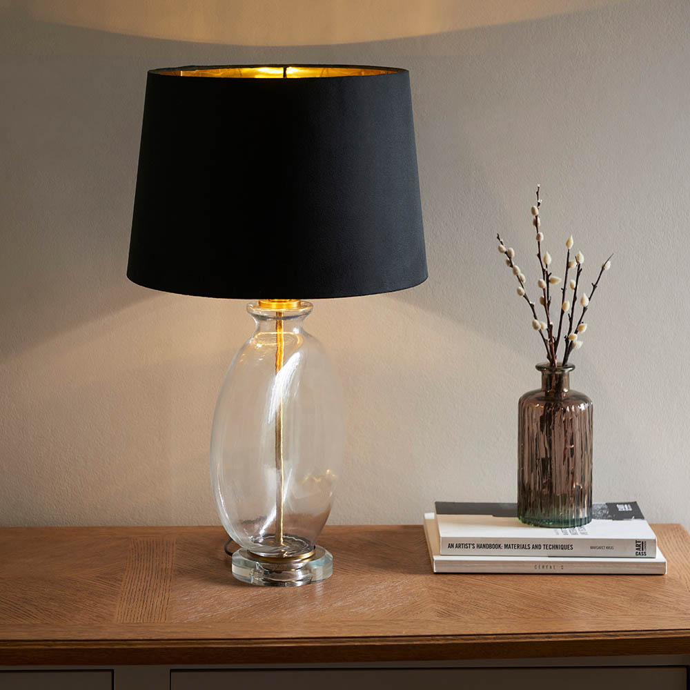ANT BRASS & BLACK LAMP