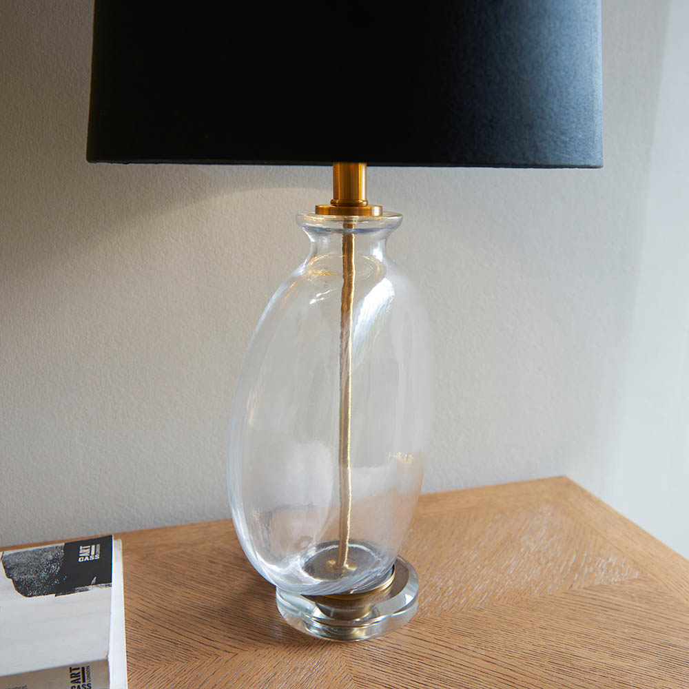 ANT BRASS & BLACK LAMP
