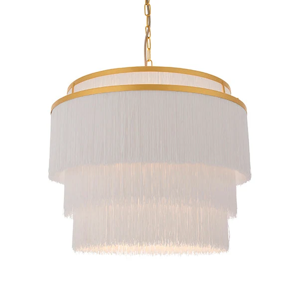 GOLD & WHITE PENDANT