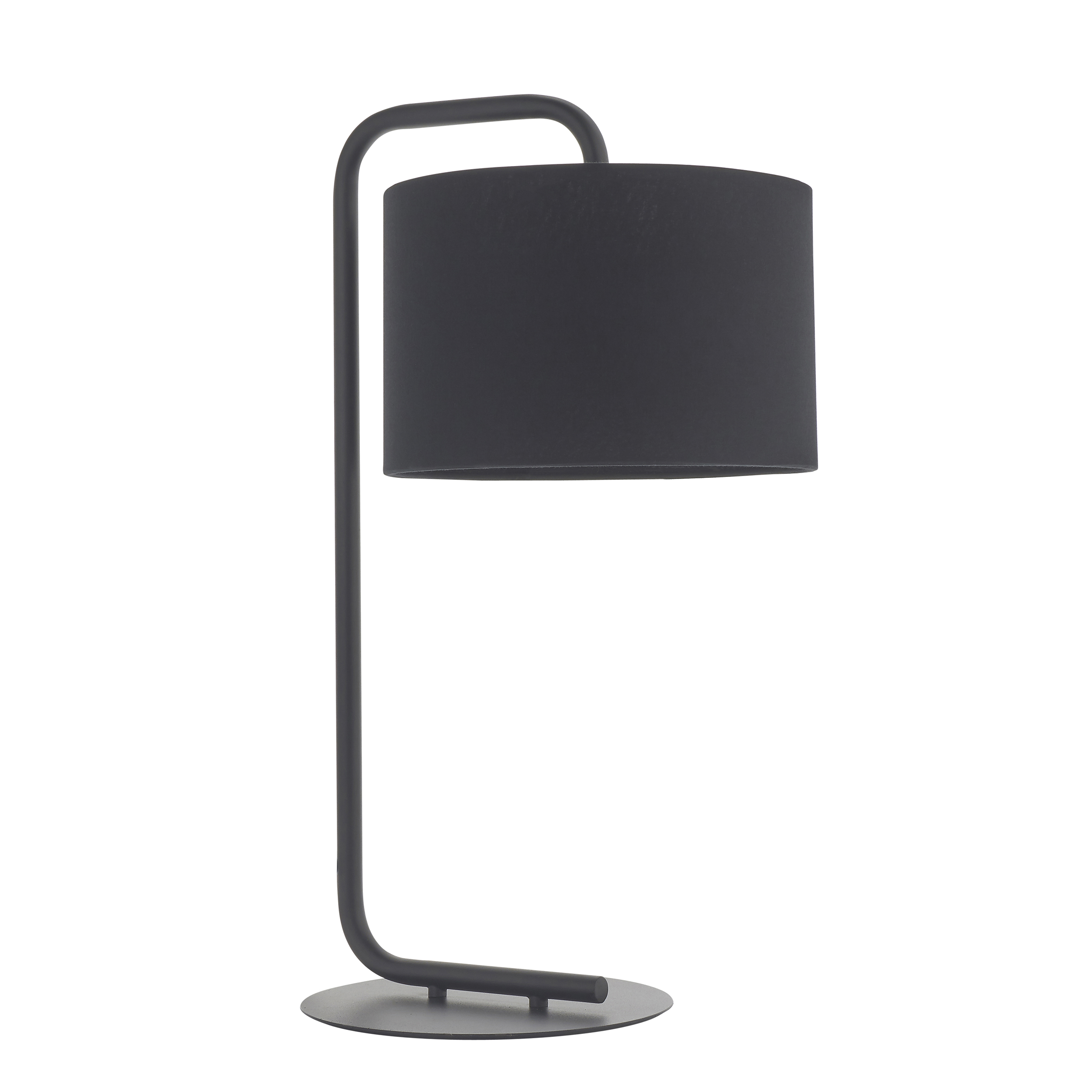 SATIN BLACK TABLE LAMP
