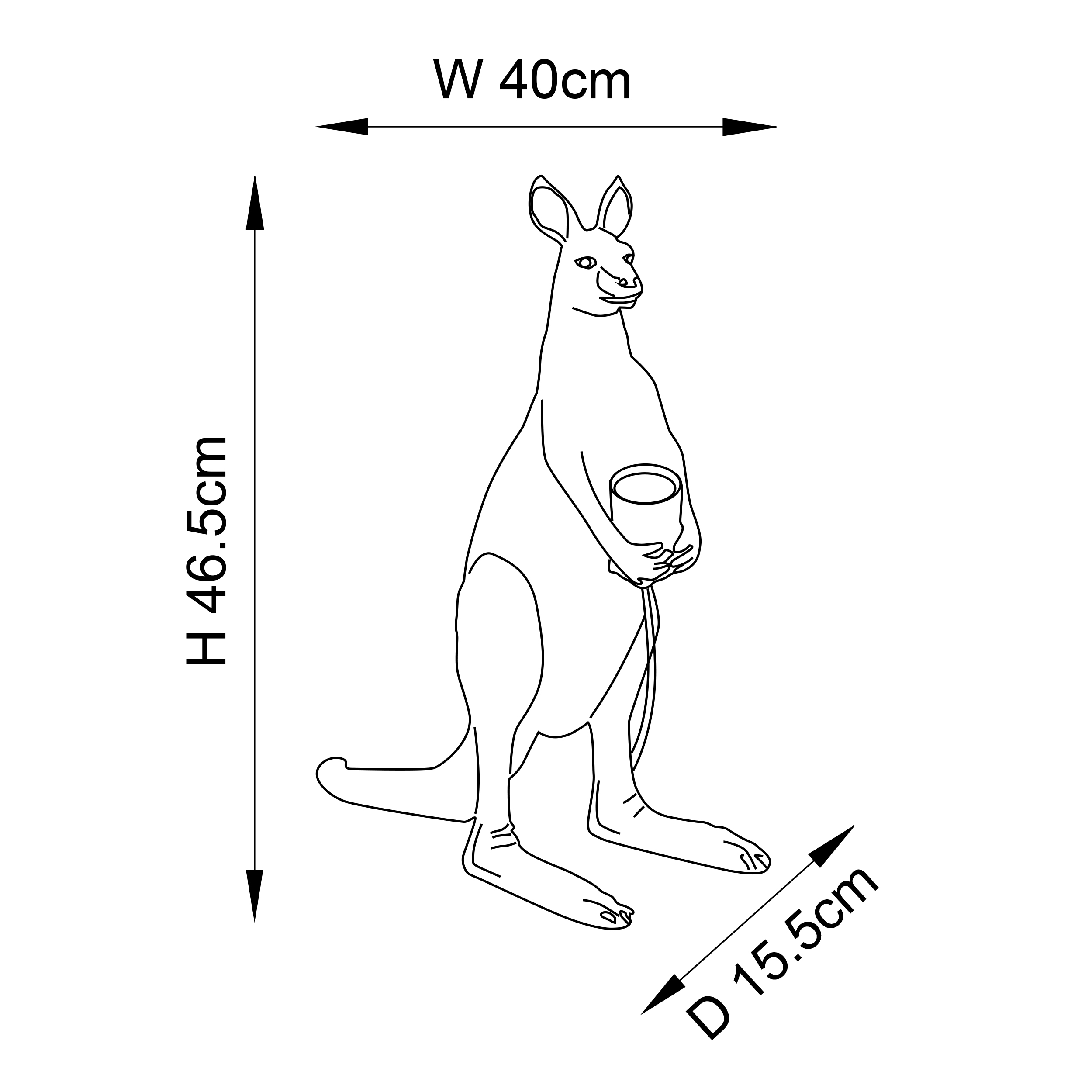 KANGAROO TABLE LAMP
