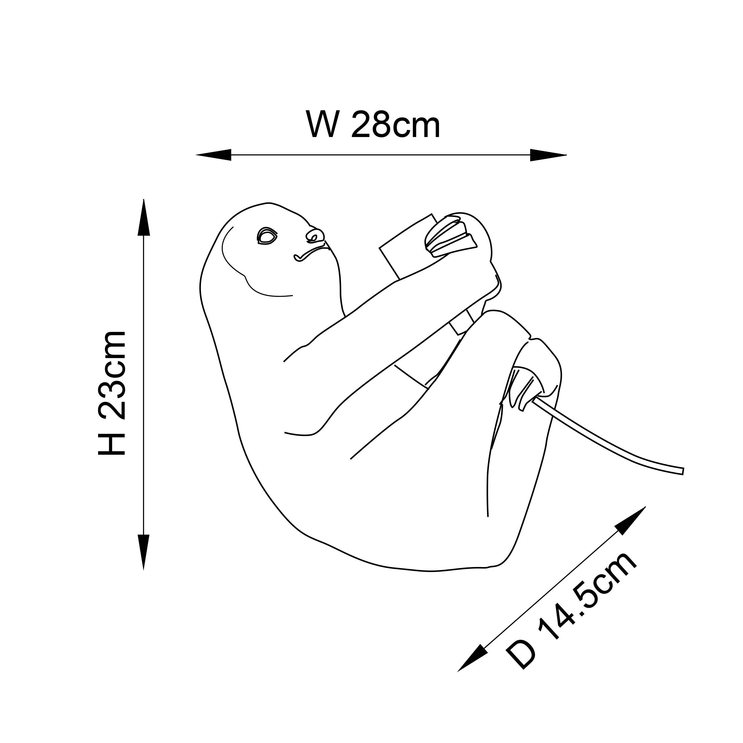 SLOTH TABLE LAMP