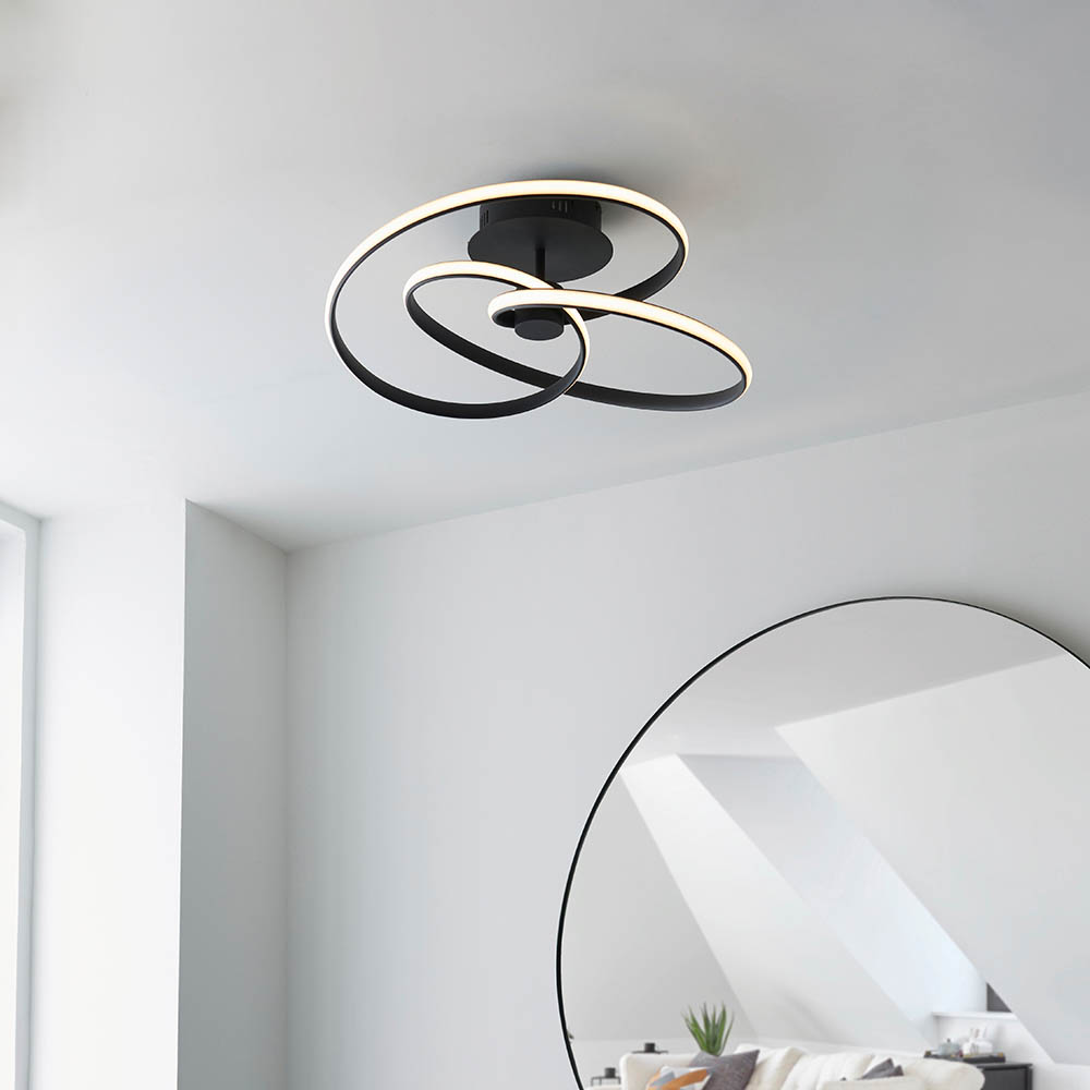 BLK/WHITE LED LOOP 27K