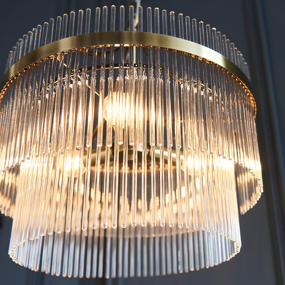 ANTBRS GLASS ROD PENDANT