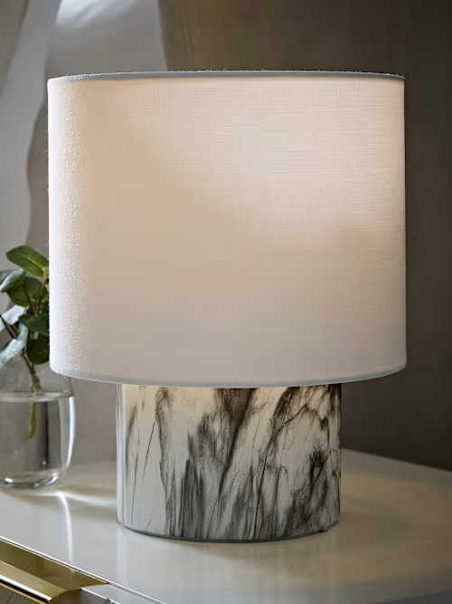 MARBLED TABLE LAMP E14